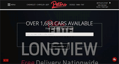 Desktop Screenshot of peterscars.com